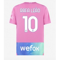 Pánský Fotbalový dres AC Milan Rafael Leao #10 2023-24 Třetí Krátký Rukáv